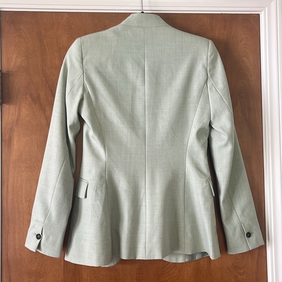 Zara Fitted Blazer with Inverted Lapel Size 2 New With Tag - Picture 8 of 15